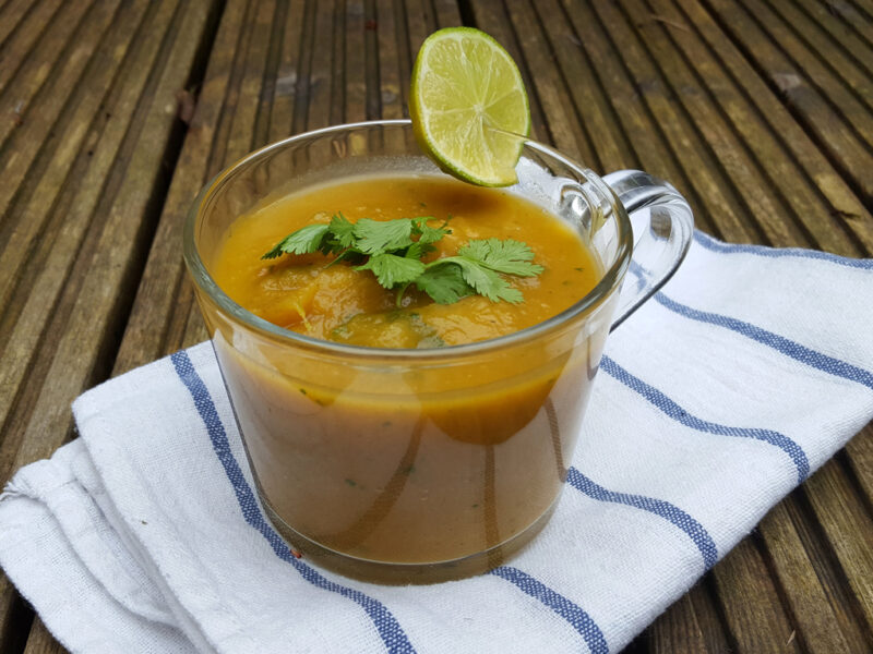 curried root vegetables soup