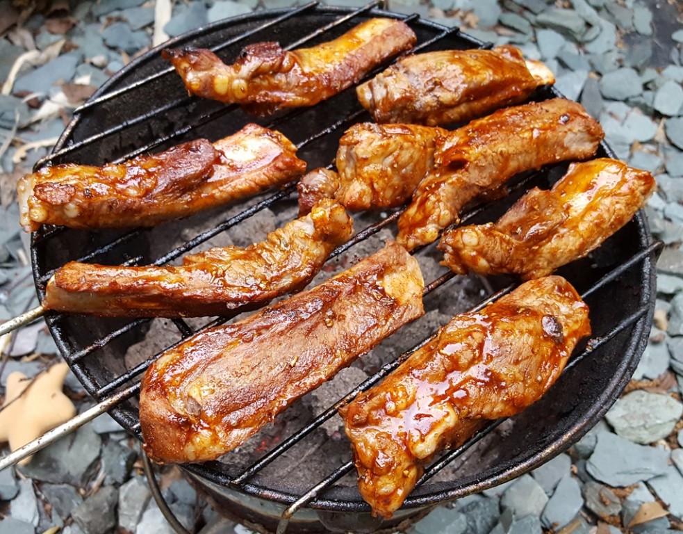 BBQ Cider Pork ribs