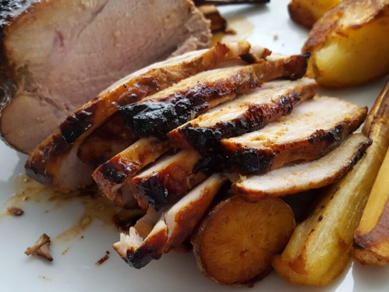 Roast Honey and Mustard Pork