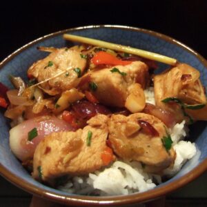 Thai turkey stir-fry