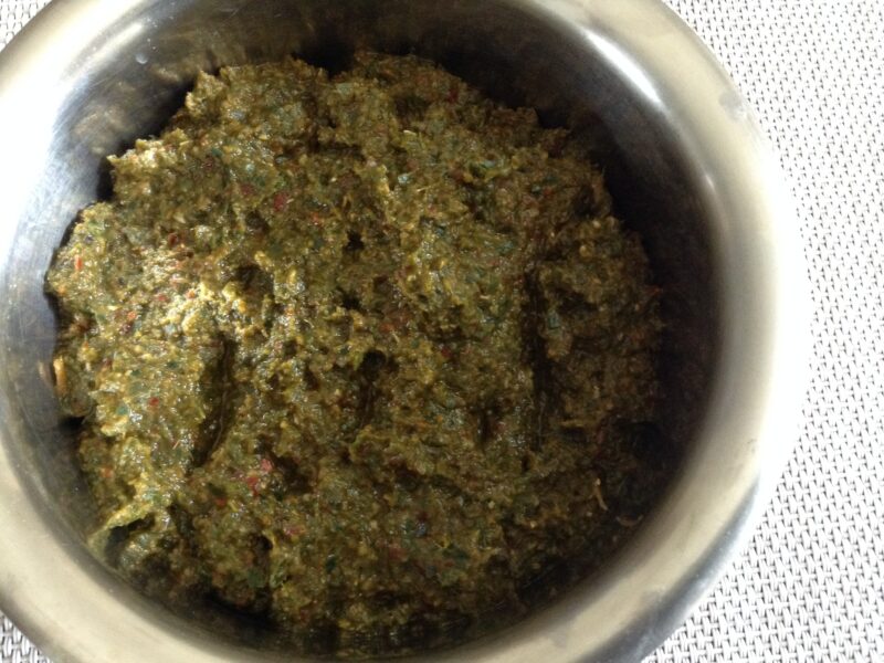 Curry leaves chutney