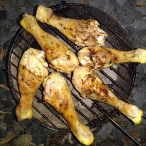 Zingy chicken drumsticks