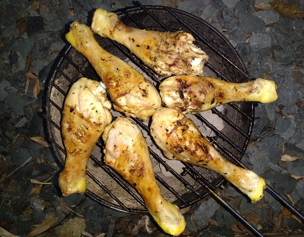 Zingy chicken drumsticks