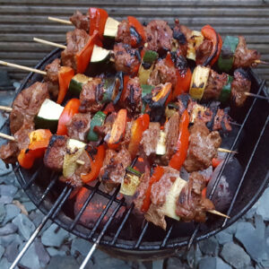 Chipotle beef skewers