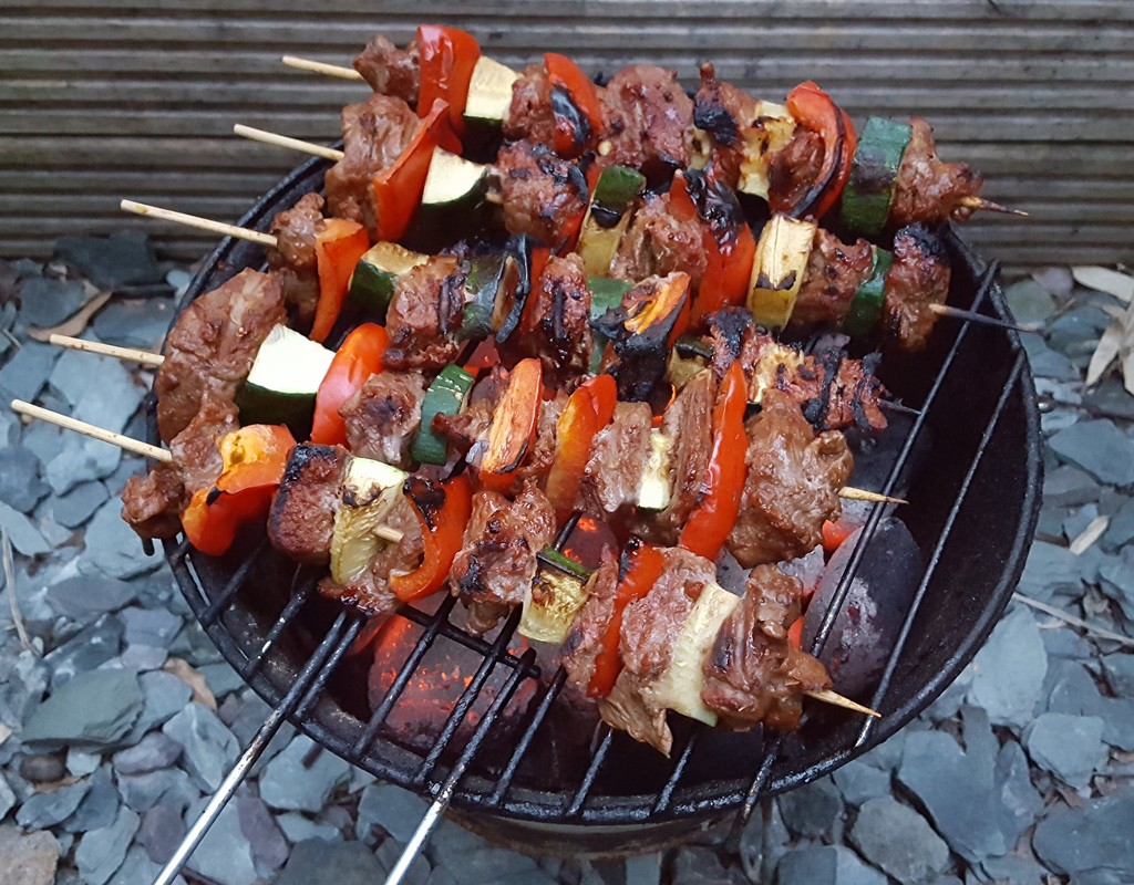 Chipotle beef skewers