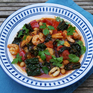 Chipotle seafood and chickpea stew