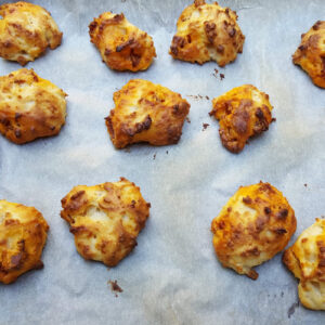 Mini Chorizo and cheese scones