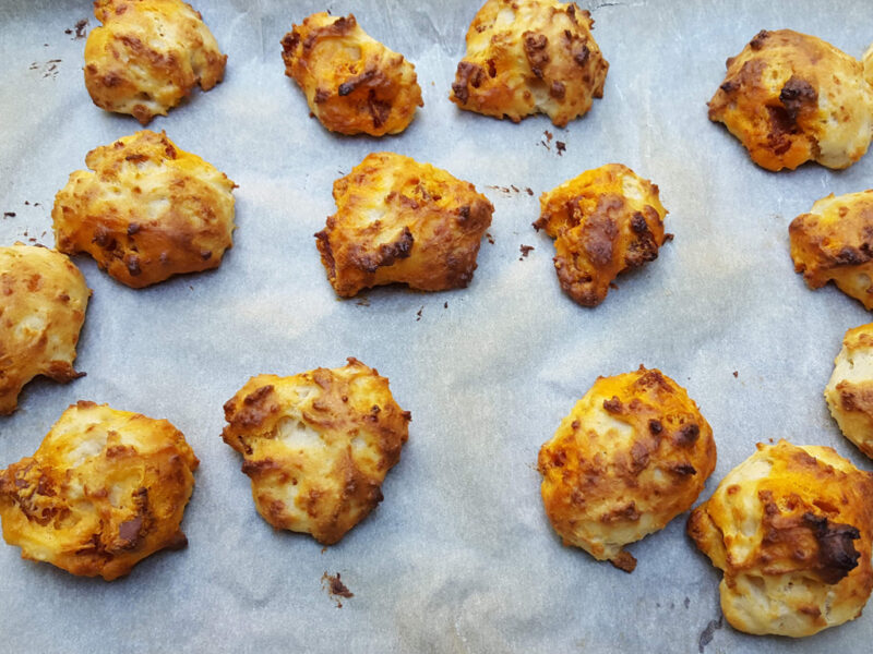 Mini Chorizo and cheese scones