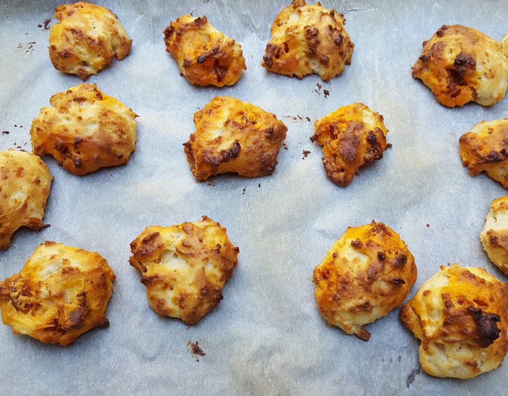 Mini Chorizo and cheese scones