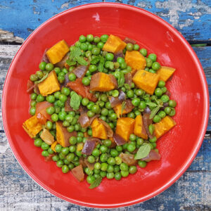 Pea and sweet potato paprika stew