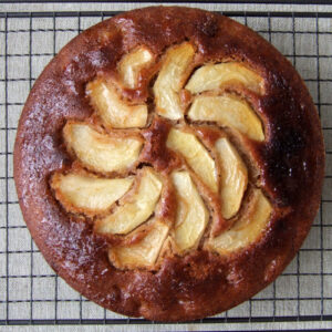 Swedish spiced apple cake