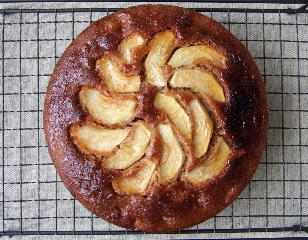 Swedish spiced apple cake