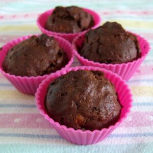 Chocolate and orange muffins