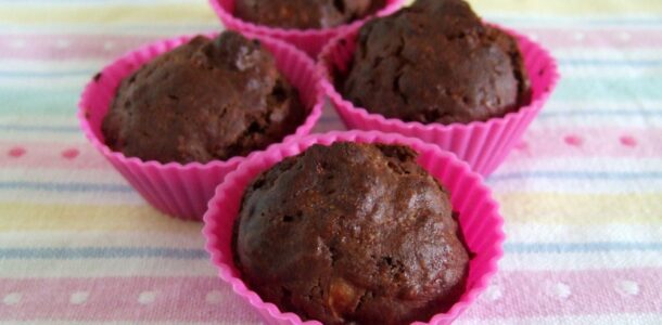Chocolate and orange muffins