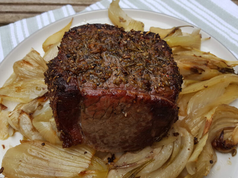 Fennel roasted beef