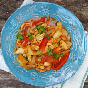 Seafood and fennel stew