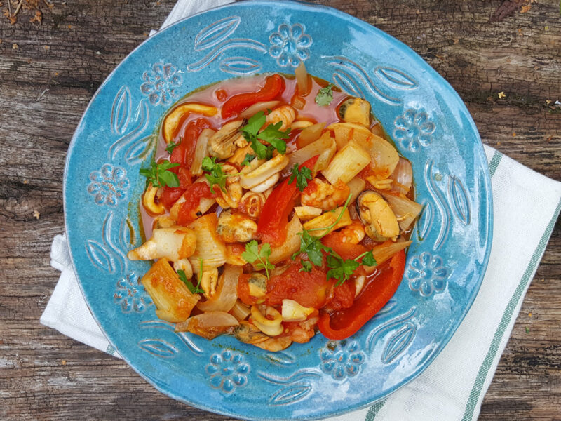 Seafood and fennel stew