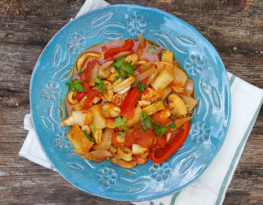 Seafood and fennel stew