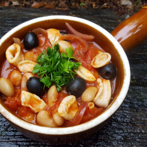 Mediterranean squid stew