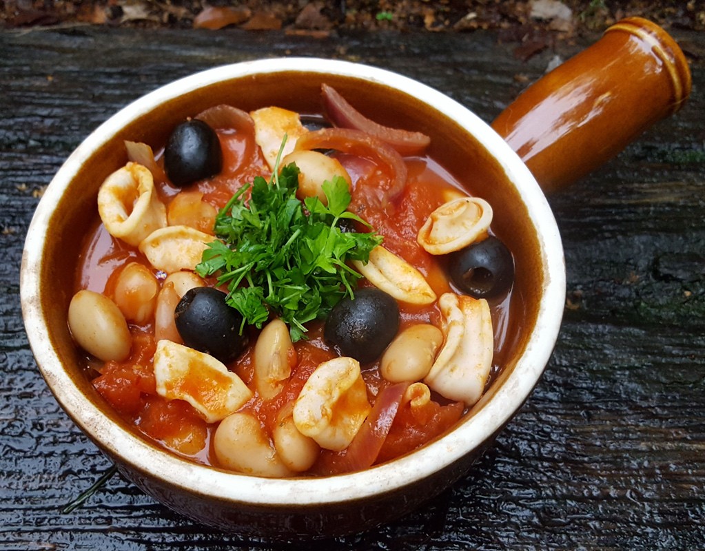 Mediterranean squid stew