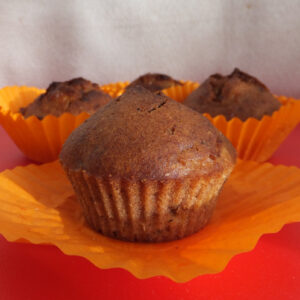 Squash muffins with walnuts