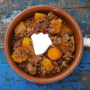 Chipotle chilli with squash