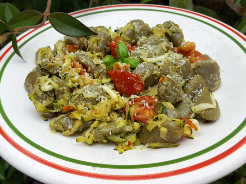 Gnocchi with courgette