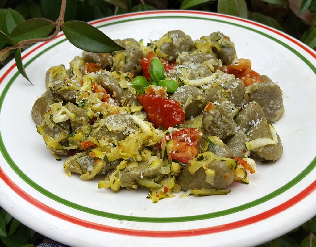 Gnocchi with courgette