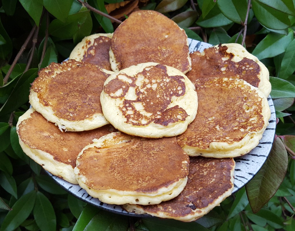 Quark and almond pancakes