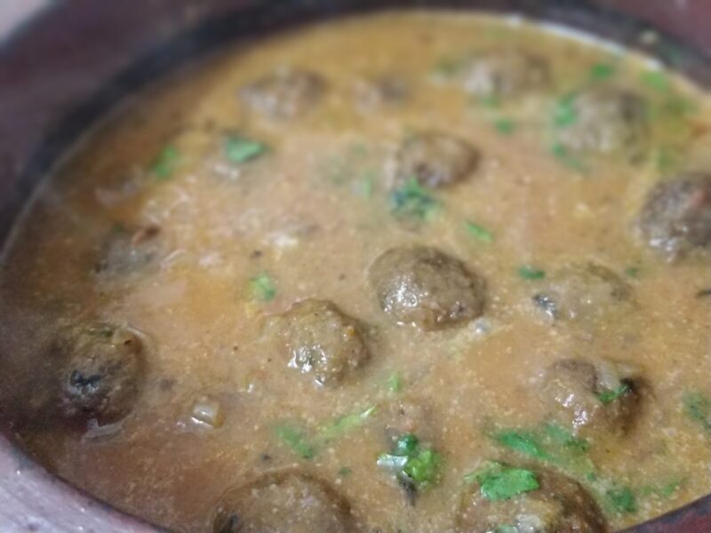 Bottle gourd kofta curry