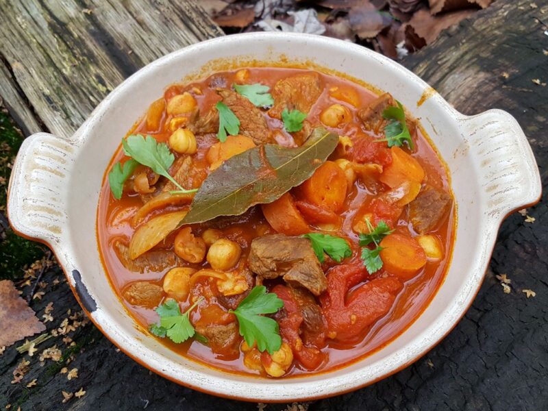 Harissa lamb stew