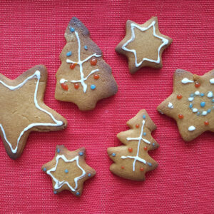 Vegan gingerbread biscuits