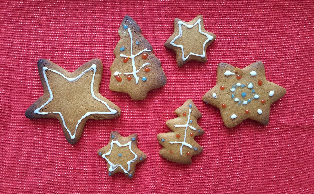 Vegan gingerbread biscuits