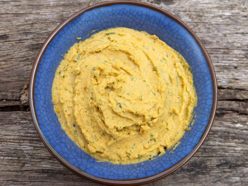 Roasted squash houmous