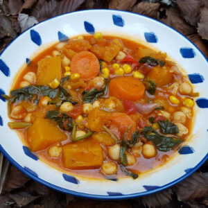 Squash & chickpea chili