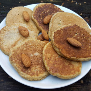 Flaxseed and almond pancakes