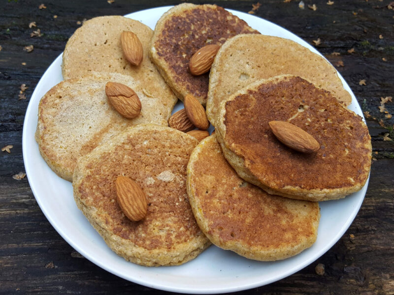 Flaxseed and almond pancakes