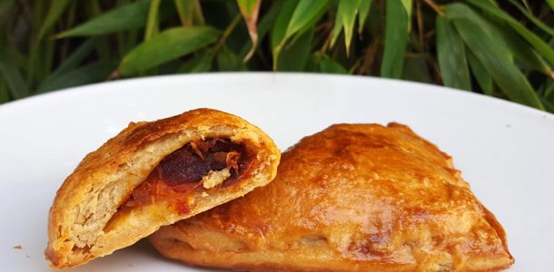 Roasted vegetables pasties