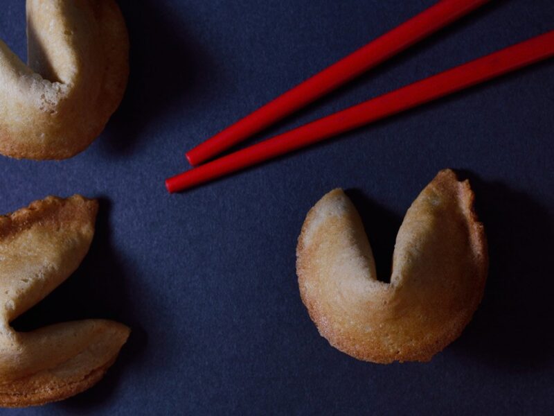 Coconut Fortune cookies