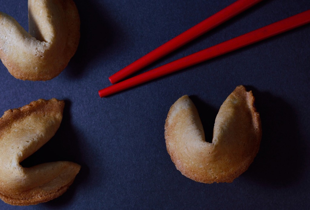 Coconut Fortune cookies