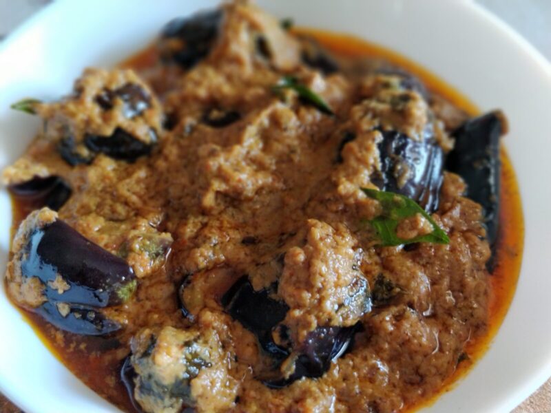 Eggplant masala curry