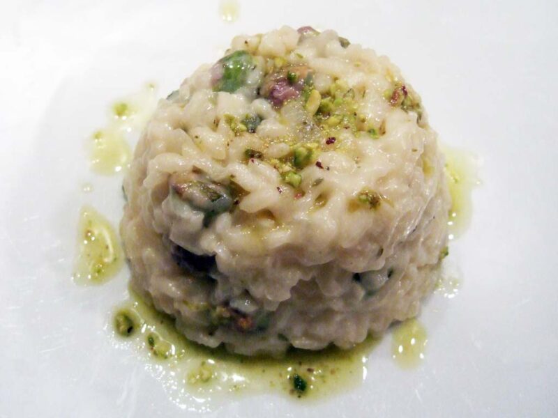 Pistacio risotto