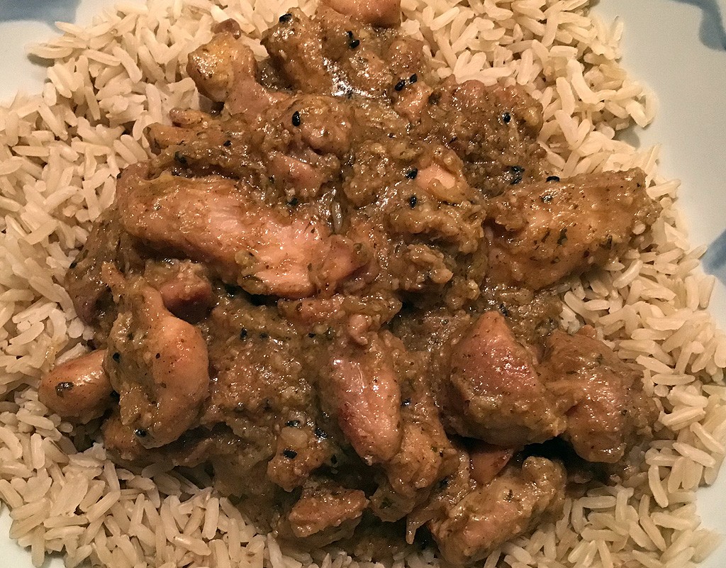 Almond chicken korma