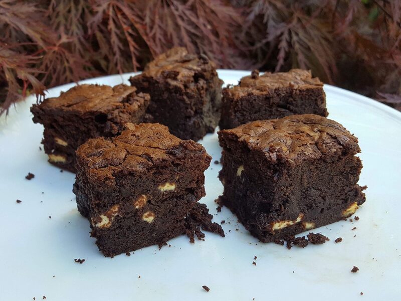 Double chocolate brownies