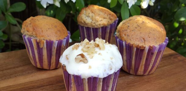 Lemon and poppyseed cupcakes