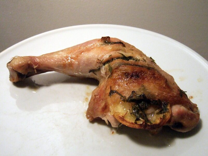 Tarragon baked chicken