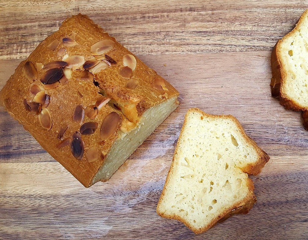 Gluten and dairy free almond pound cake