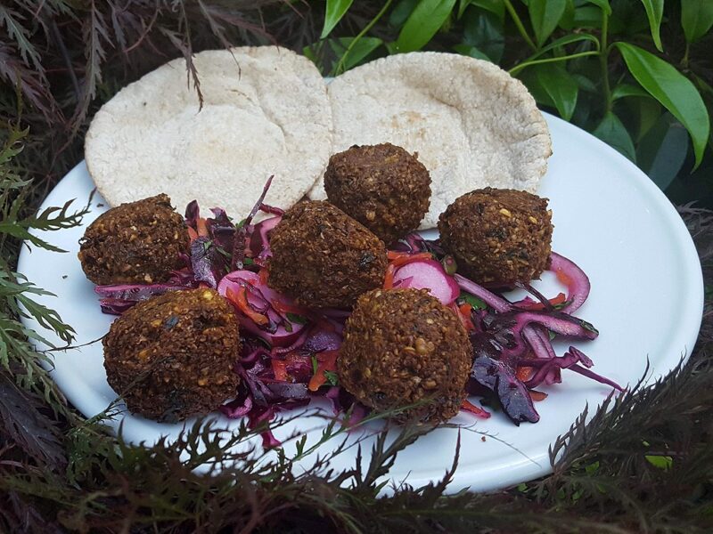 Harissa falafels