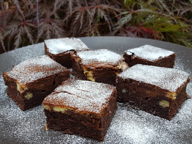 Mocha cream cheese brownies