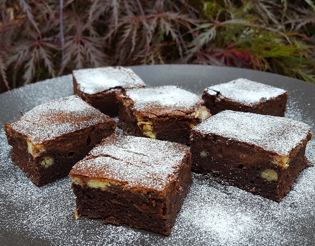 Mocha cream cheese brownies